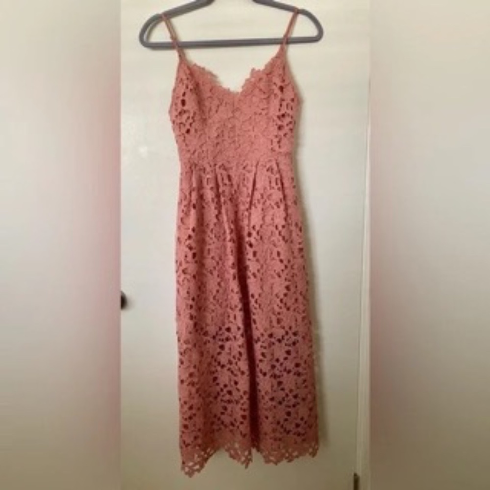 ASTR Lace A-Line Midi Dress Size Small